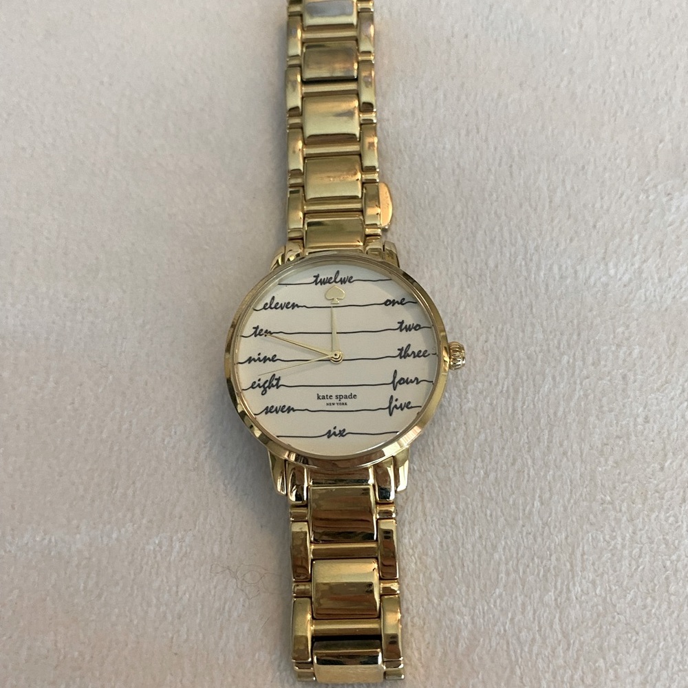 Gold Kate Spade Watch